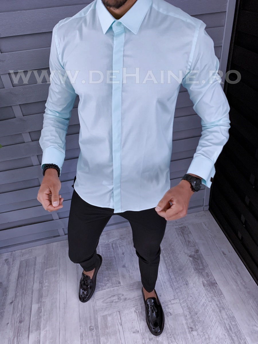 Camasa barbati cu butoni slim fit b2126 o6-1